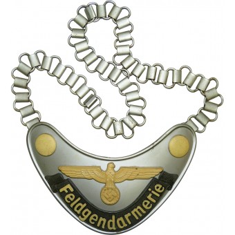 Wehrmacht gola Ringkragen Feldgendarmerie. Espenlaub militaria